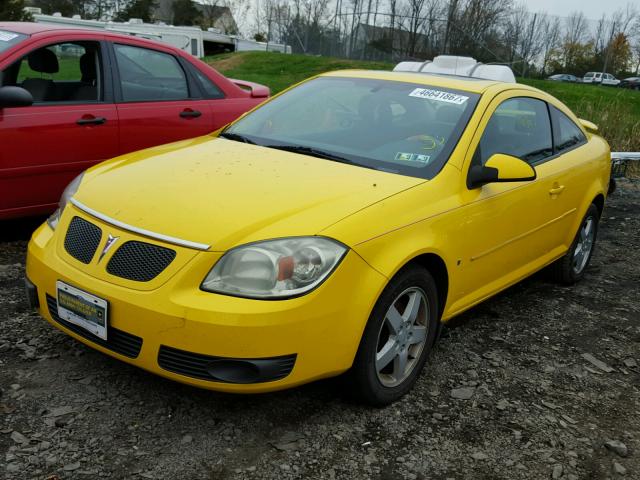 1G2AL15F377296426 - 2007 PONTIAC G5 YELLOW photo 2