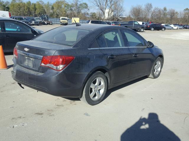 1G1PC5SBXD7131623 - 2013 CHEVROLET CRUZE LT GRAY photo 4