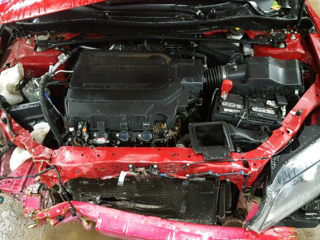 1HGCT2A80DA002627 - 2013 HONDA ACCORD EXL RED photo 7