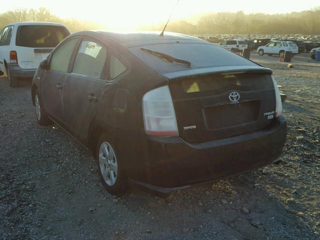 JTDKB20U487742017 - 2008 TOYOTA PRIUS BLACK photo 3