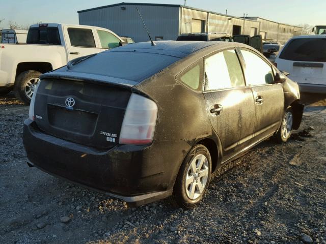 JTDKB20U487742017 - 2008 TOYOTA PRIUS BLACK photo 4