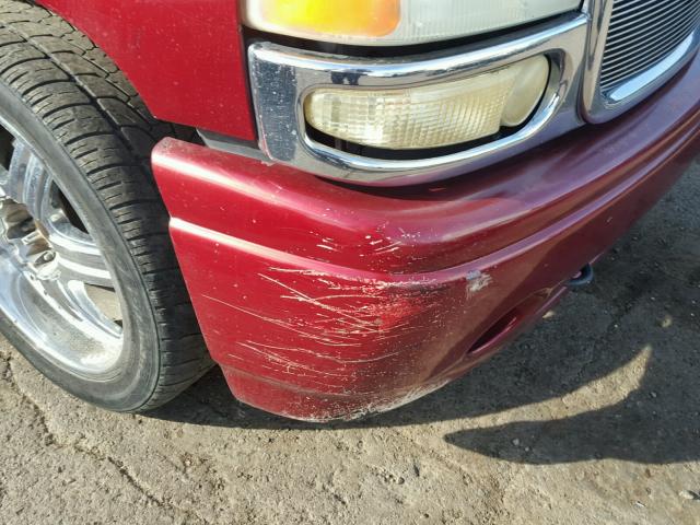 1GKEK63U93J187503 - 2003 GMC YUKON RED photo 10