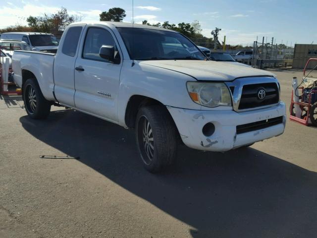 5TETX22N06Z314463 - 2006 TOYOTA TACOMA ACC WHITE photo 1