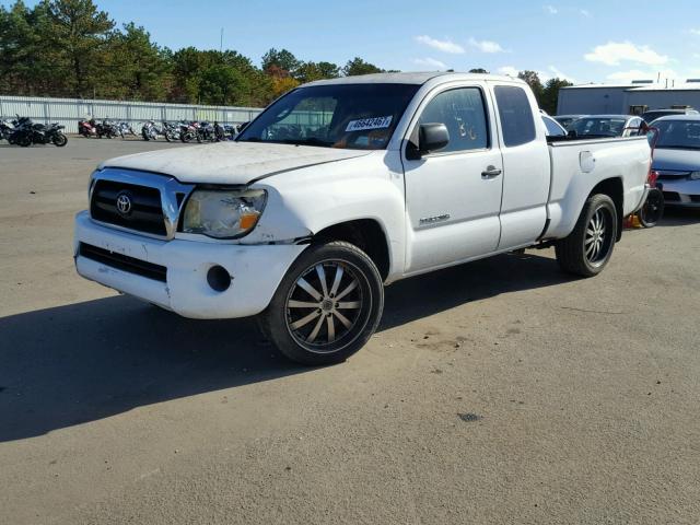 5TETX22N06Z314463 - 2006 TOYOTA TACOMA ACC WHITE photo 2