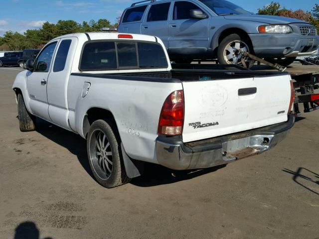 5TETX22N06Z314463 - 2006 TOYOTA TACOMA ACC WHITE photo 3