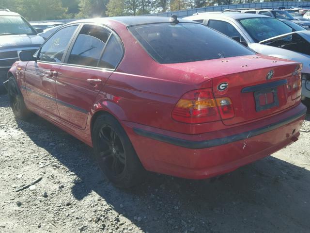 WBAEV33404KR28275 - 2004 BMW 325 I RED photo 3