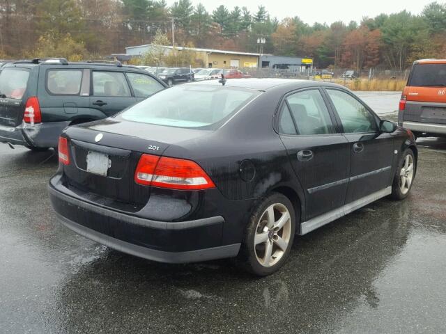 YS3FB49S931021064 - 2003 SAAB 9-3 BLACK photo 4