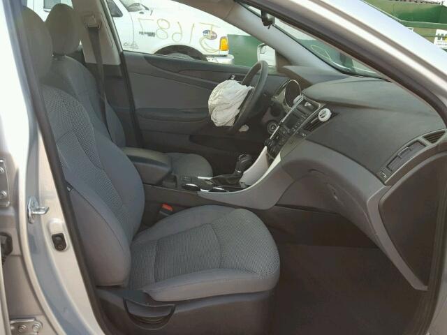 5NPEB4AC2EH843448 - 2014 HYUNDAI SONATA GLS SILVER photo 5