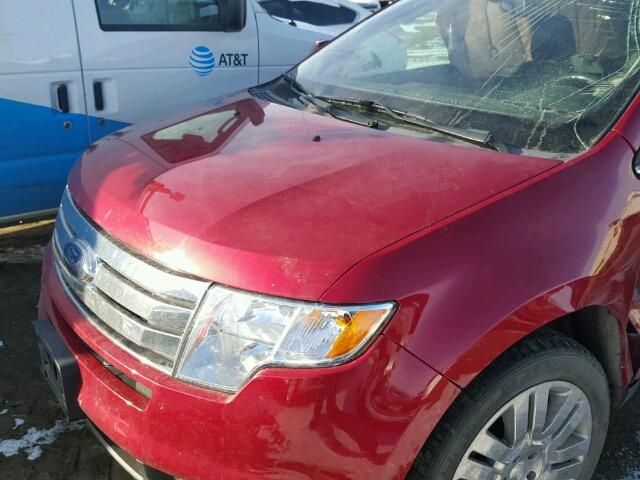 2FMDK49CX8BA49406 - 2008 FORD EDGE LIMIT RED photo 7