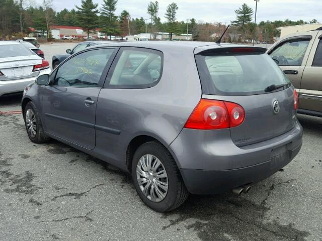 WVWBB71K38W270828 - 2008 VOLKSWAGEN RABBIT GRAY photo 3