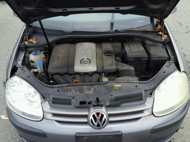 WVWBB71K38W270828 - 2008 VOLKSWAGEN RABBIT GRAY photo 7