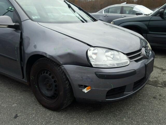 WVWBB71K38W270828 - 2008 VOLKSWAGEN RABBIT GRAY photo 9