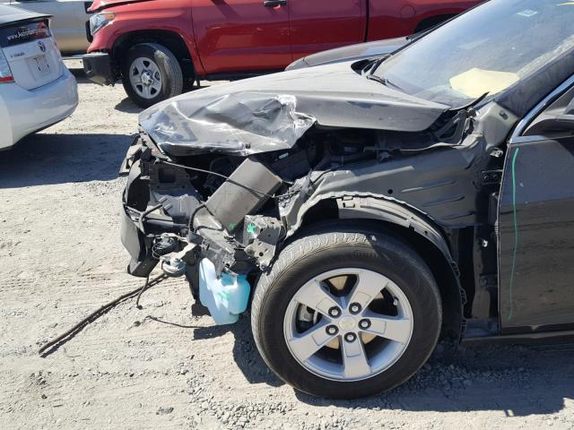 1G11C5SA0DF148840 - 2013 CHEVROLET MALIBU 1LT BLACK photo 9