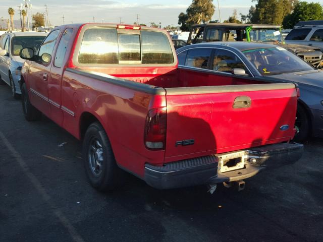 1FTDX176XVND30025 - 1997 FORD F150 RED photo 3