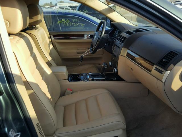 WVGCM77L74D082068 - 2004 VOLKSWAGEN TOUAREG 4. TEAL photo 5