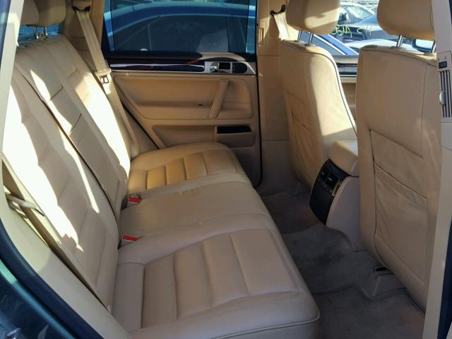 WVGCM77L74D082068 - 2004 VOLKSWAGEN TOUAREG 4. TEAL photo 6