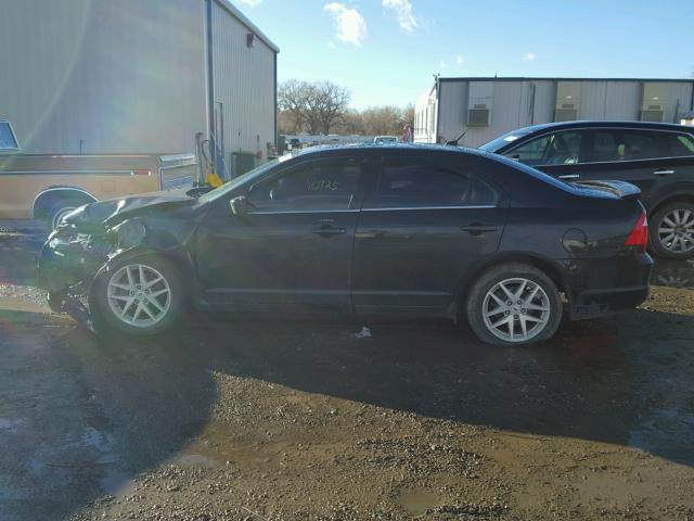 3FAHP0JA9CR217658 - 2012 FORD FUSION SEL BLACK photo 9