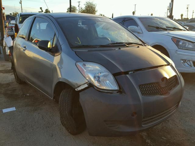 JTDJT923375114594 - 2007 TOYOTA YARIS GRAY photo 1