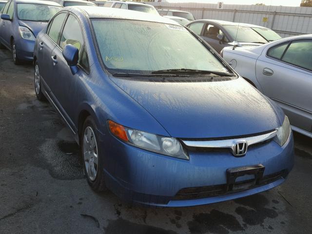 1HGFA16508L068861 - 2008 HONDA CIVIC LX BLUE photo 1