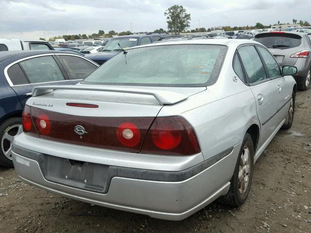 2G1WH55K139217733 - 2003 CHEVROLET IMPALA LS SILVER photo 4