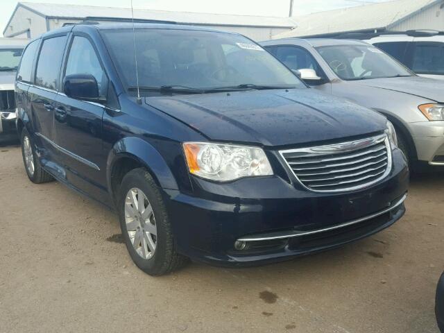 2C4RC1BG9DR755206 - 2013 CHRYSLER TOWN & COU BLUE photo 1