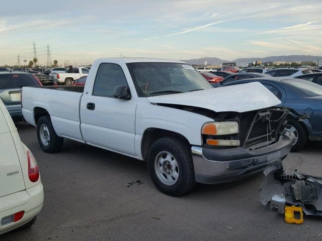 1GTEC14V11E212290 - 2001 GMC NEW SIERRA WHITE photo 1