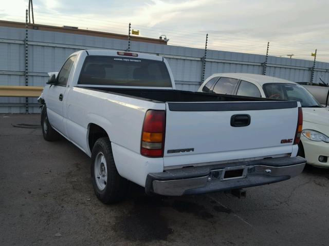 1GTEC14V11E212290 - 2001 GMC NEW SIERRA WHITE photo 3