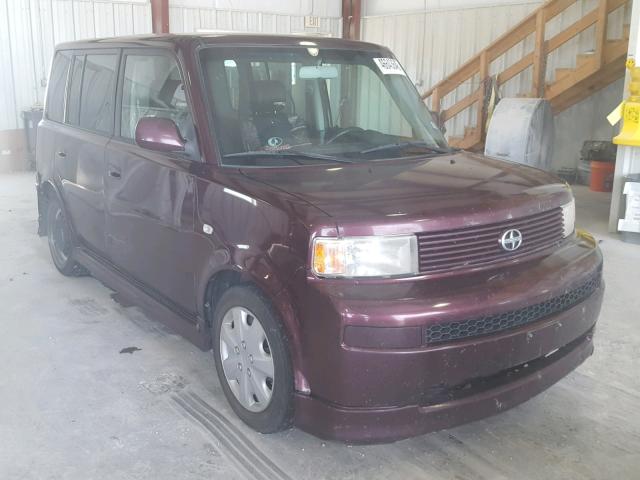JTLKT324440147773 - 2004 TOYOTA SCION XB Марун фото 1
