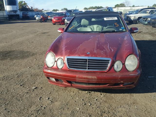 WDBLK65G8YT048984 - 2000 MERCEDES-BENZ CLK 320 RED photo 7