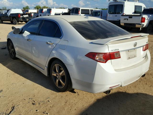 JH4CU2F83CC011697 - 2012 ACURA TSX SE WHITE photo 3