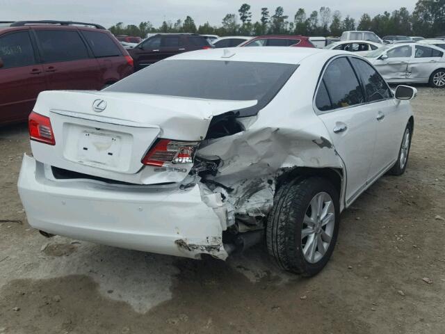 JTHBK1EG9B2472315 - 2011 LEXUS ES 350 WHITE photo 4