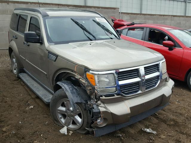 1D8GT58K97W619553 - 2007 DODGE NITRO SLT TAN photo 1