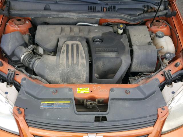 1G1AM15B567654736 - 2006 CHEVROLET COBALT SS ORANGE photo 7