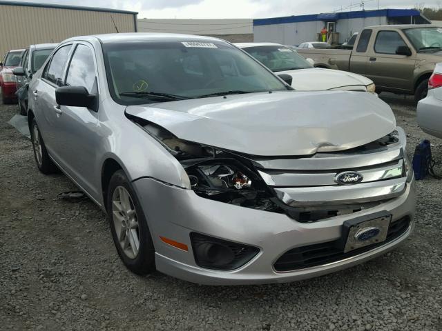 3FAHP0GA1BR344376 - 2011 FORD FUSION S SILVER photo 1