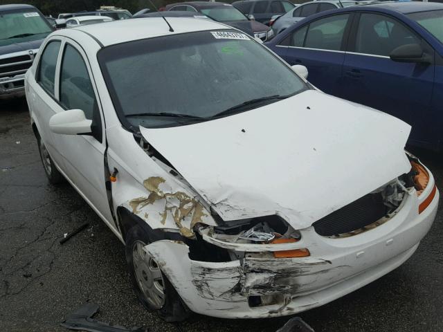 KL1TJ52634B158567 - 2004 CHEVROLET AVEO LS WHITE photo 1