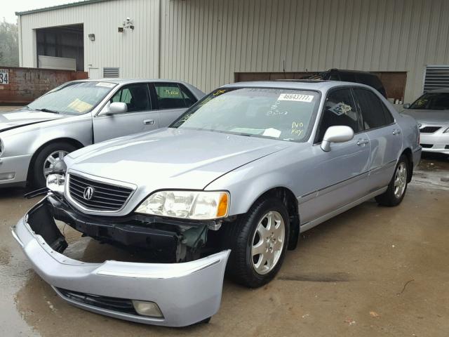 JH4KA96582C004147 - 2002 ACURA 3.5RL SILVER photo 2