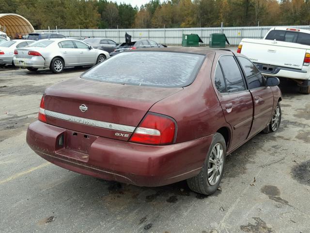 1N4DL01D91C223847 - 2001 NISSAN ALTIMA XE MAROON photo 4