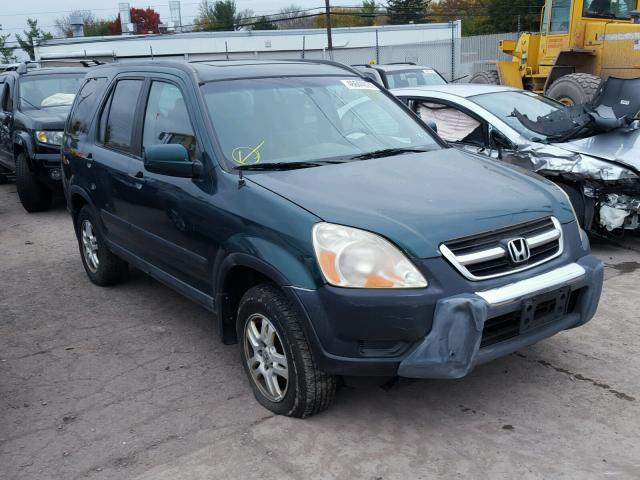 SHSRD78882U000453 - 2002 HONDA CR-V GREEN photo 1