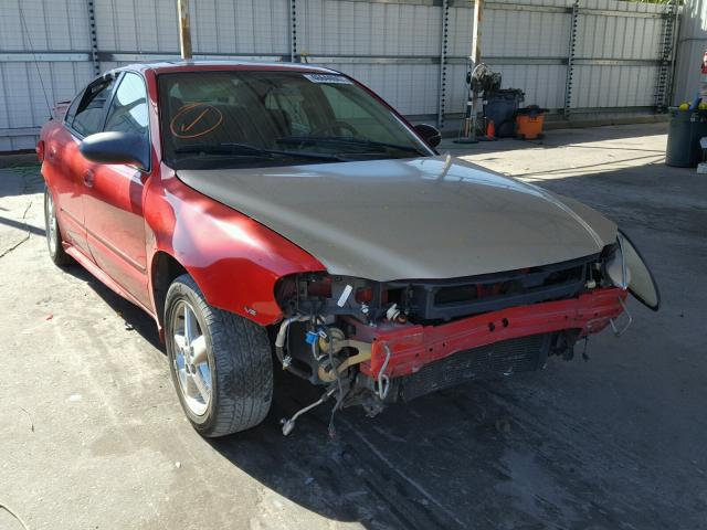 1G2NF52EX3C186969 - 2003 PONTIAC GRAND AM S RED photo 1