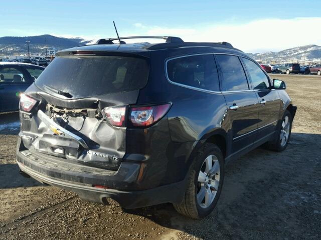 1GNKVJKDXEJ360367 - 2014 CHEVROLET TRAVERSE L SILVER photo 4