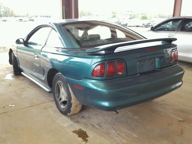 1FAFP4044WF217532 - 1998 FORD MUSTANG GREEN photo 3