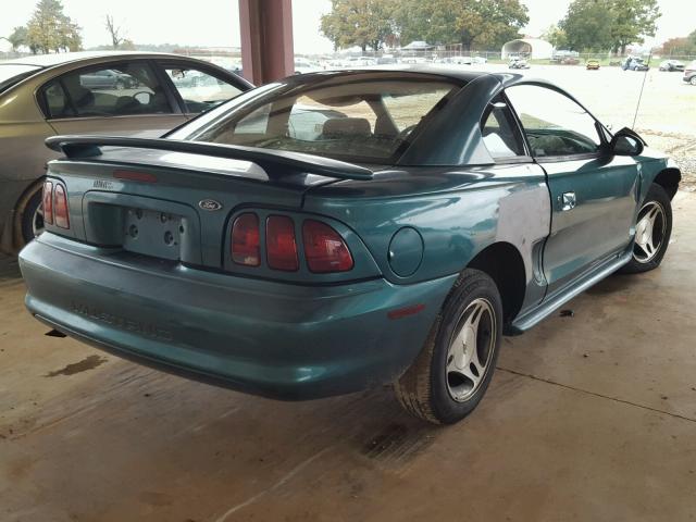 1FAFP4044WF217532 - 1998 FORD MUSTANG GREEN photo 4