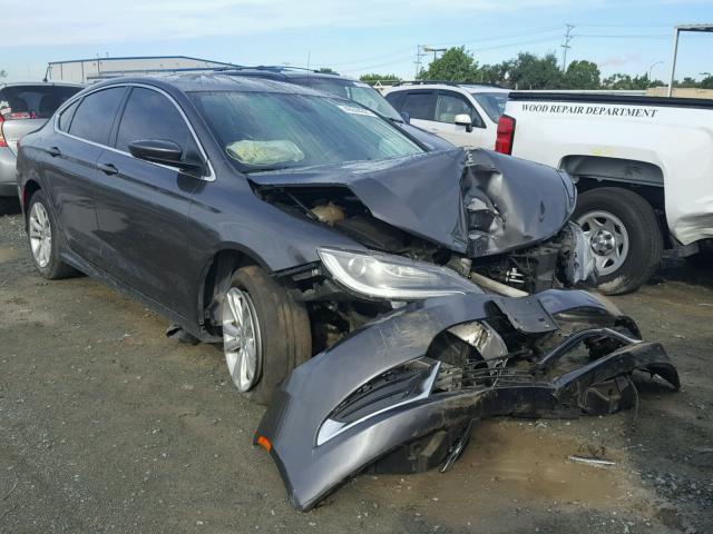 1C3CCCABXFN617301 - 2015 CHRYSLER 200 LIMITE GRAY photo 1