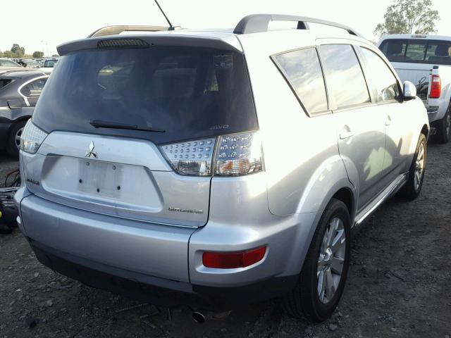 JA4JT3AW2BU021986 - 2011 MITSUBISHI OUTLANDER SILVER photo 4