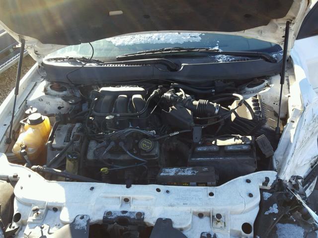 1FAFP53U36A133992 - 2006 FORD TAURUS SE WHITE photo 7