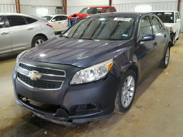 1G11C5SA2DF203305 - 2013 CHEVROLET MALIBU 1LT BLUE photo 2