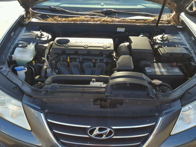 5NPET46C09H572224 - 2009 HYUNDAI SONATA GLS BLUE photo 7