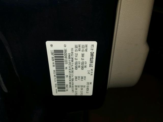 1A8HW582X8F122273 - 2008 CHRYSLER ASPEN LIMI 蓝色 照片 10