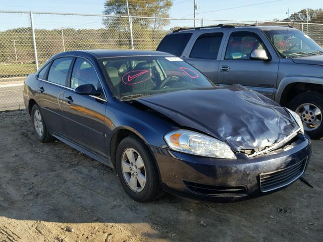 2G1WT57K791173935 - 2009 CHEVROLET IMPALA 1LT BLUE photo 1