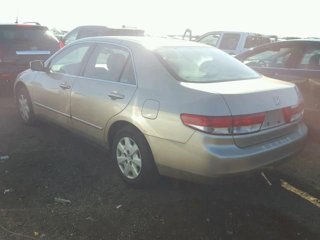 1HGCM56374A028783 - 2004 HONDA ACCORD LX TAN photo 3